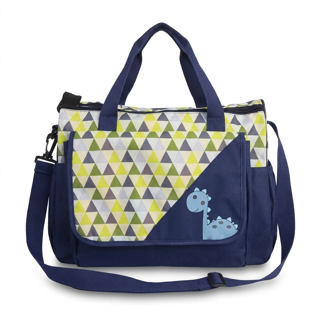 Sun Baby Bag 4-Piece Zig Zag Navy Blue