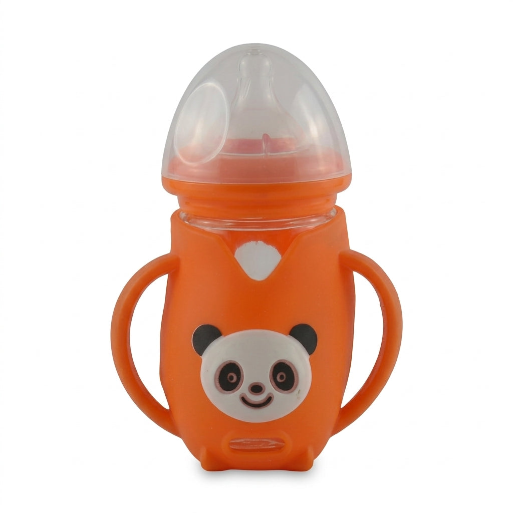 BABY FEEDER CURVE PANDA ORANGE