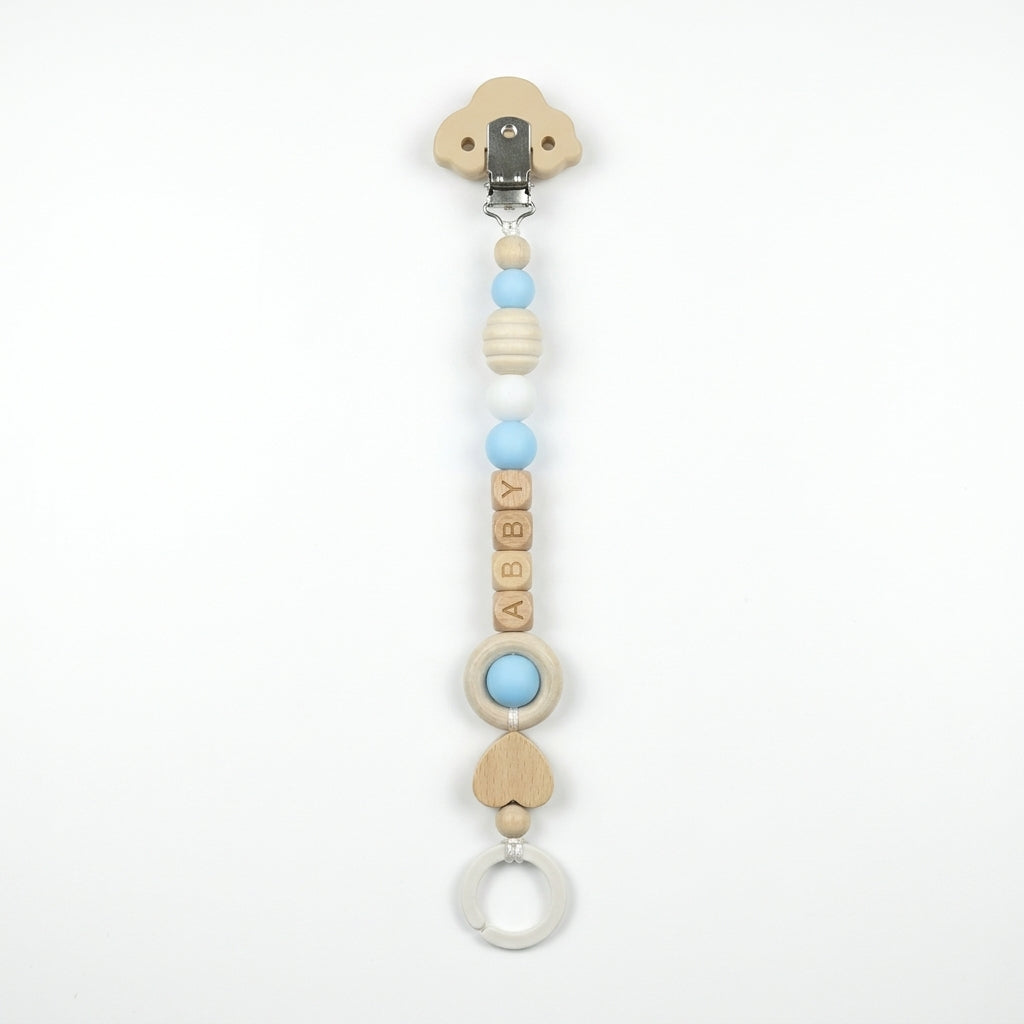 BABY WOODEN CHAIN BLUE