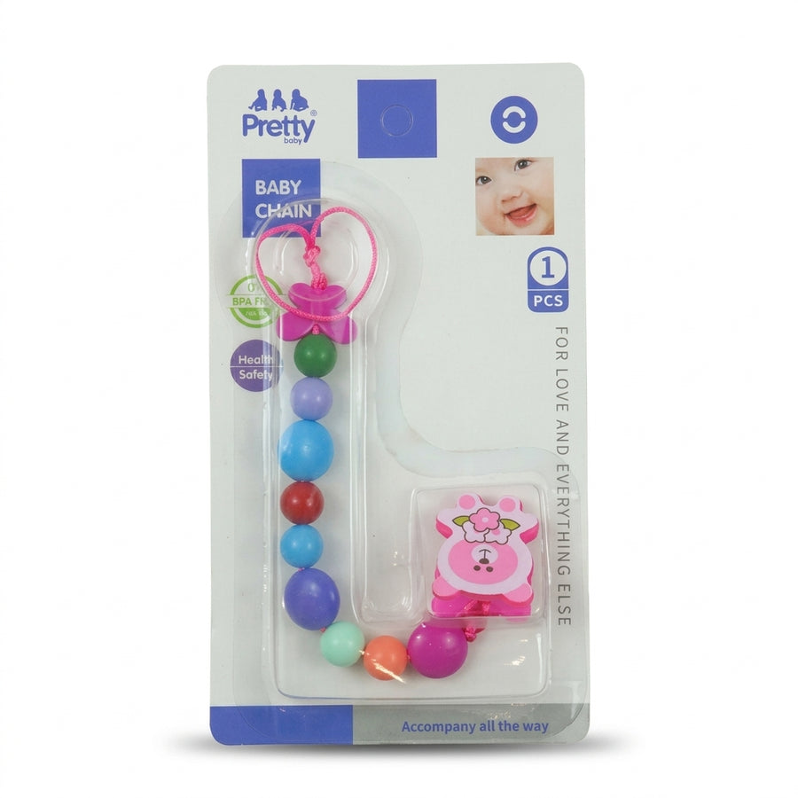 BABY CHAIN CARD PINK