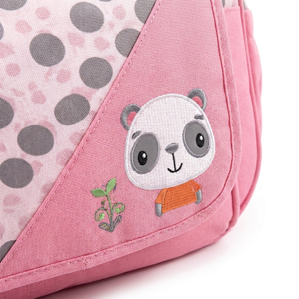 Sun Baby Bag 4 Pieces Polka Dot Print Cute Pink Grey