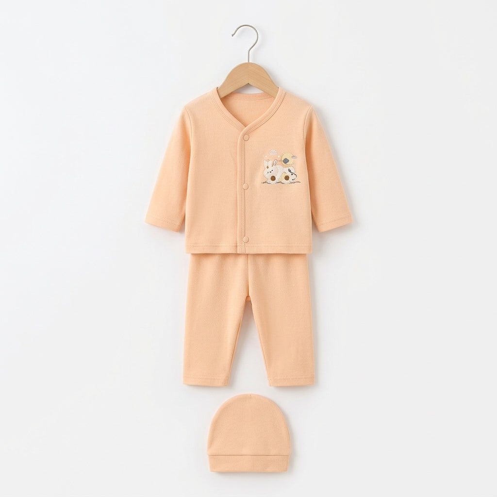 3 Piece Bodysuit Pack of 3 Multi Color Chopper Train Car