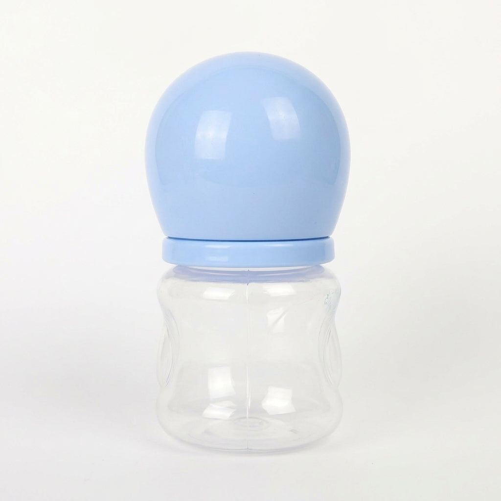 BABY FEEDING BOTTLE WIDE NECK BLUE MAQ