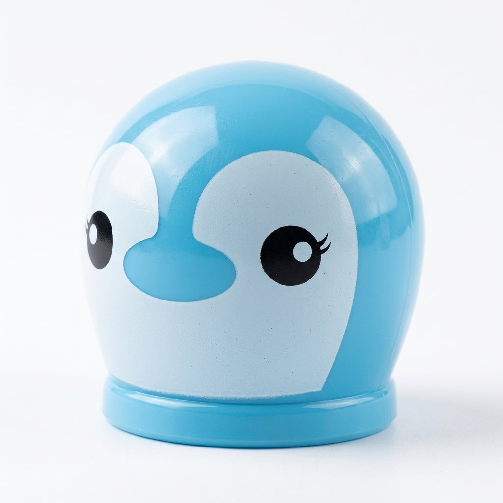 BABY FEEDER PENGUIN CYAN