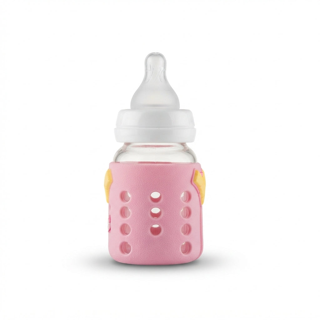 BABY GLASS FEEDER BABY PINK YES