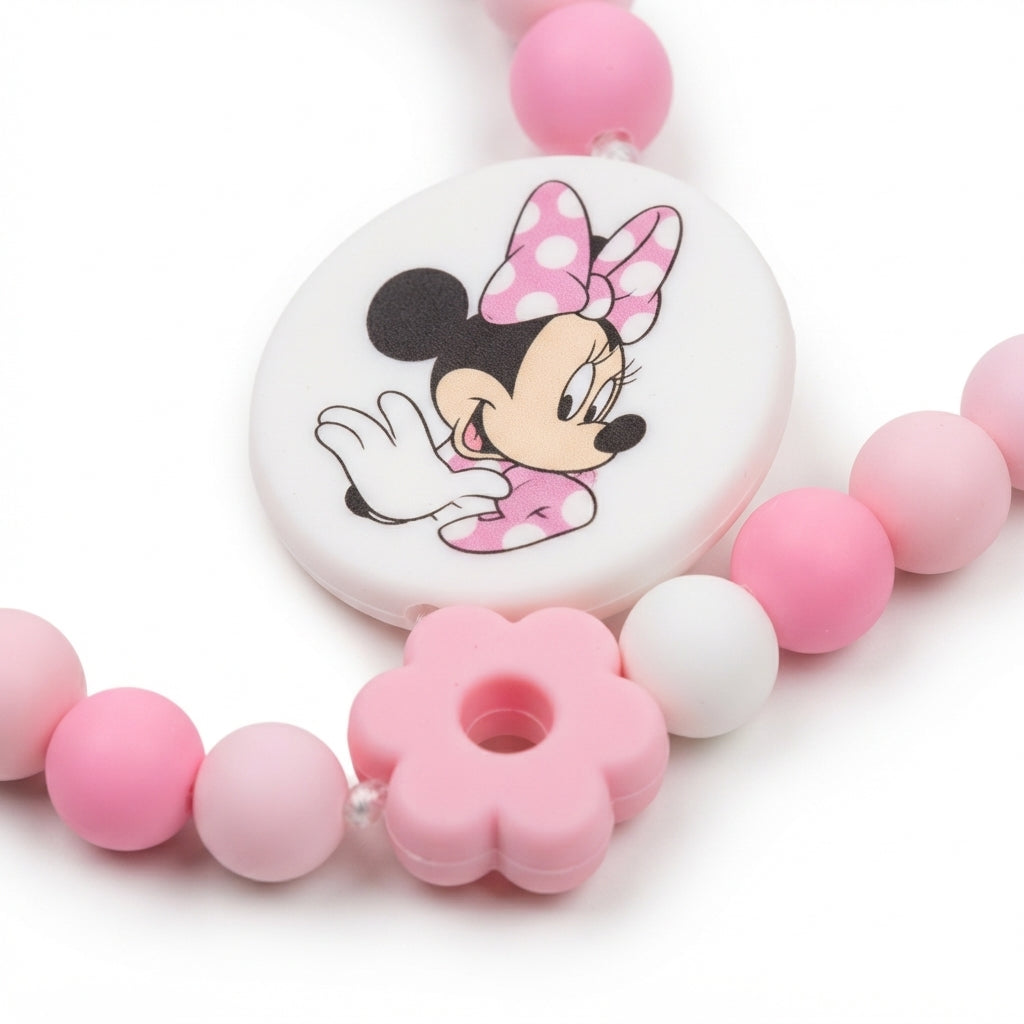 BABY FANCY CHAIN MICKEYMOUSE PINK
