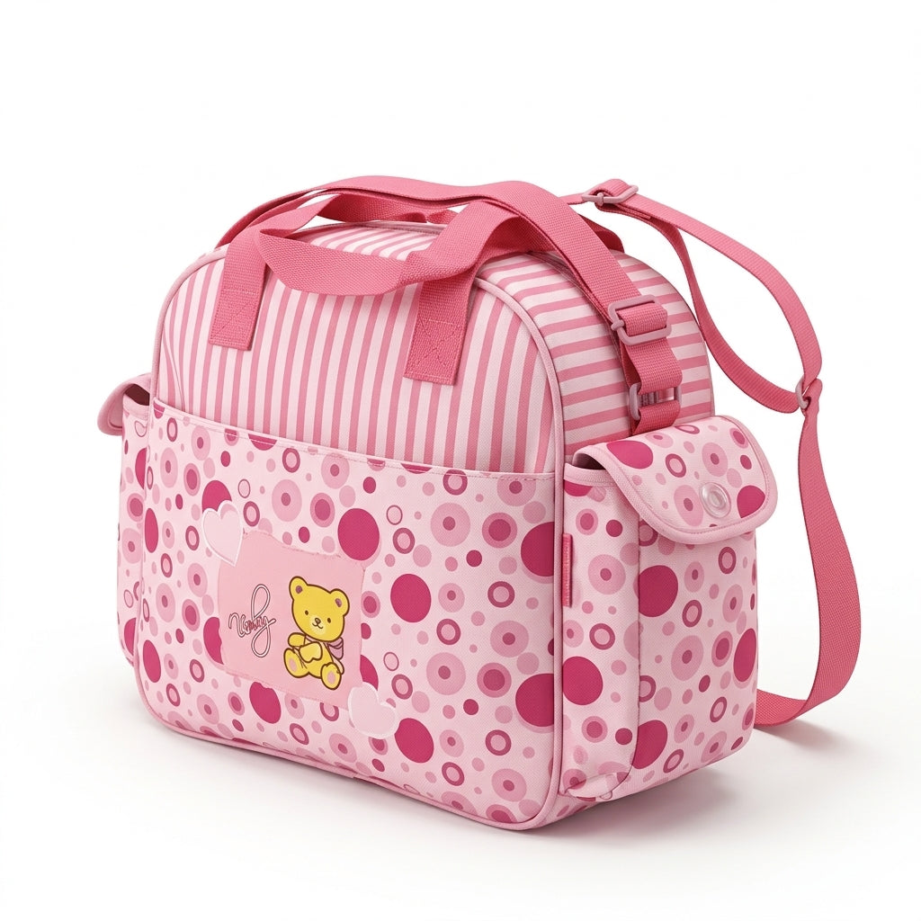 Baby Bag Kingdom Printed Pink