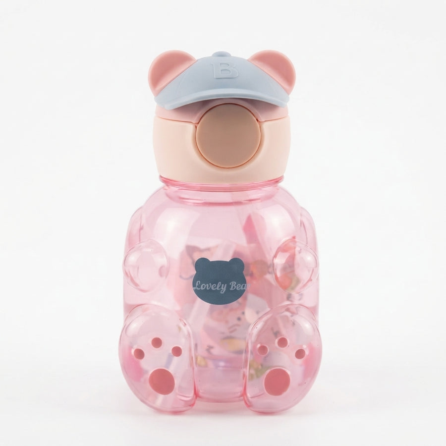BABY STRAW SIPPER NAUGHTY BEAR PINK