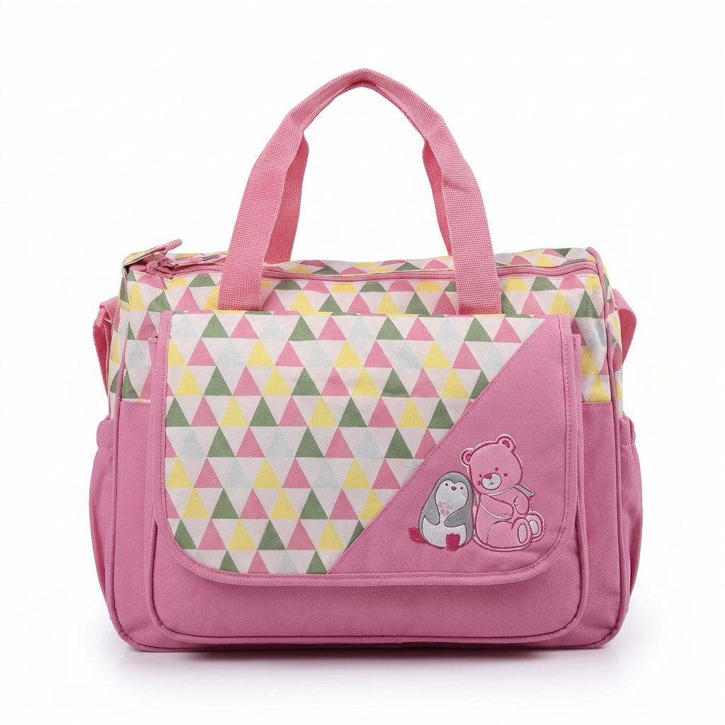Sun Baby Bag 4-Piece Zig Zag Pink