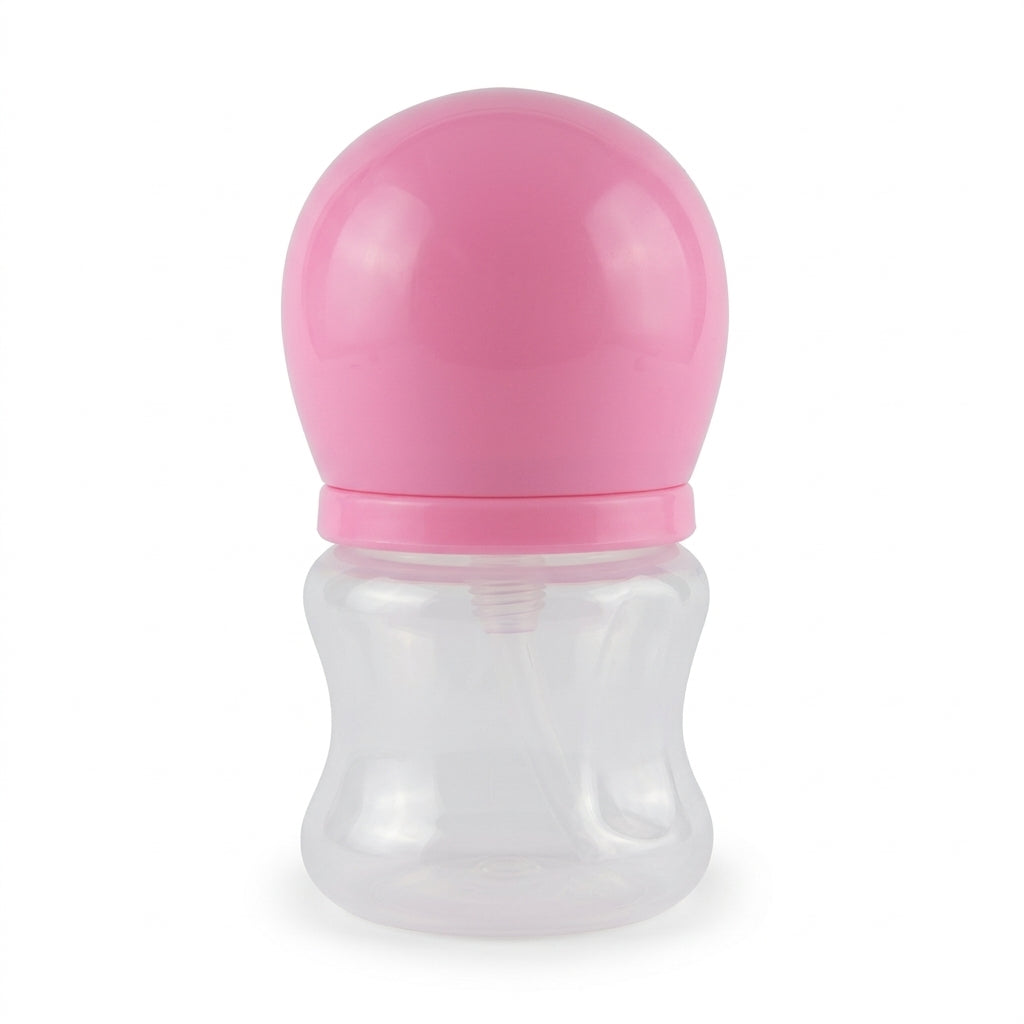 BABY FEEDING BOTTLE WIDE NECK PINK MAQ