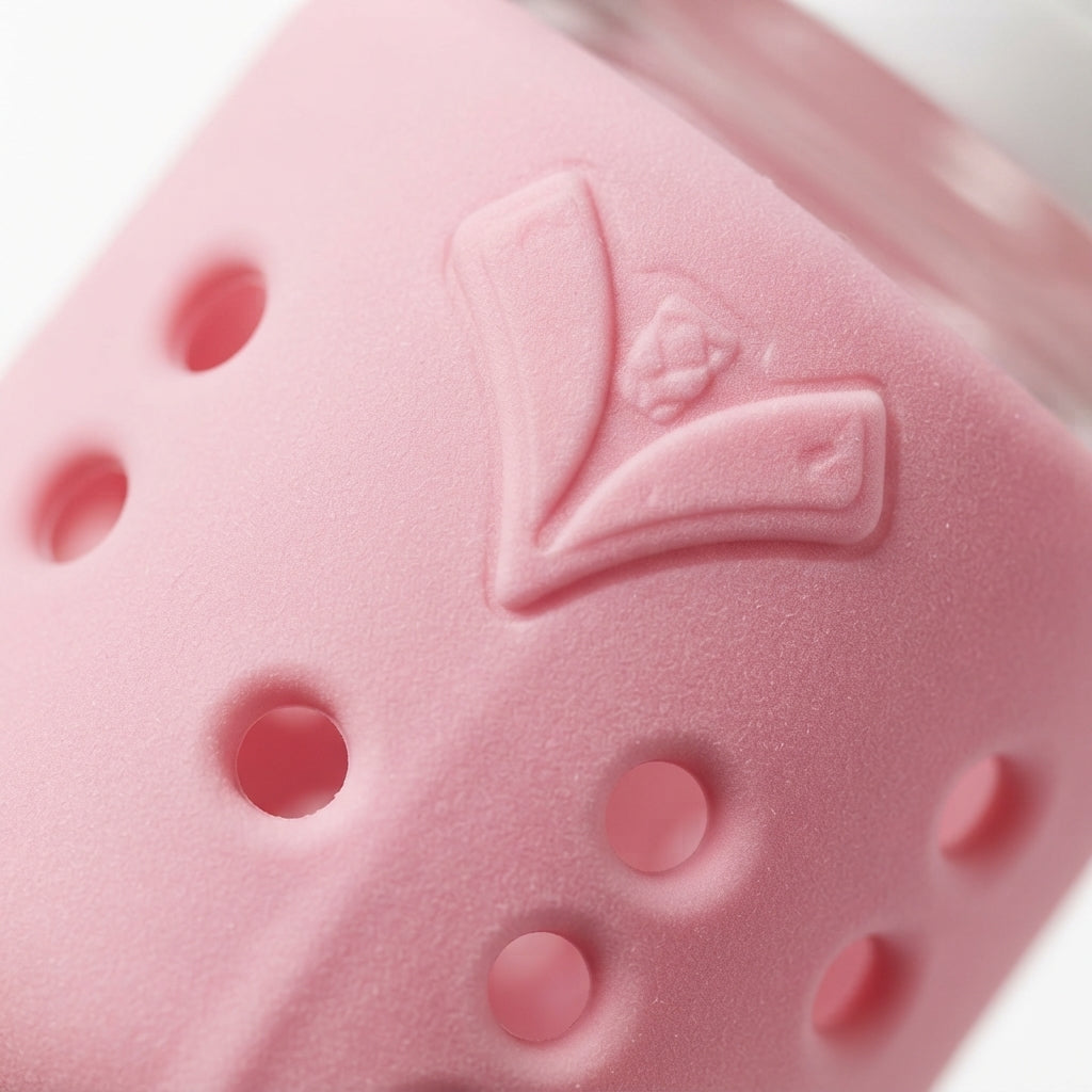 BABY GLASS FEEDER BABY PINK YES