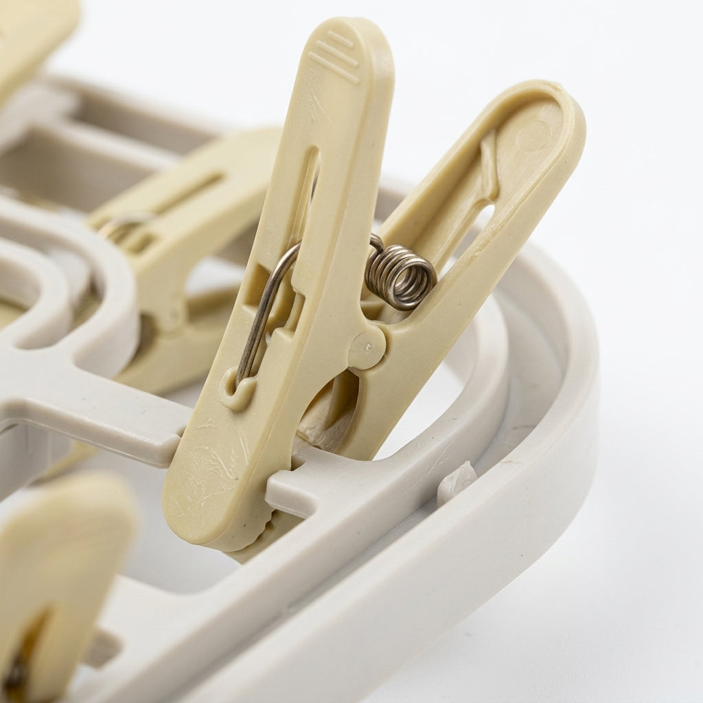 Mustard Edition Multi Use Laundry Hanger 16 Heavy-Duty Clips 360° Rotating