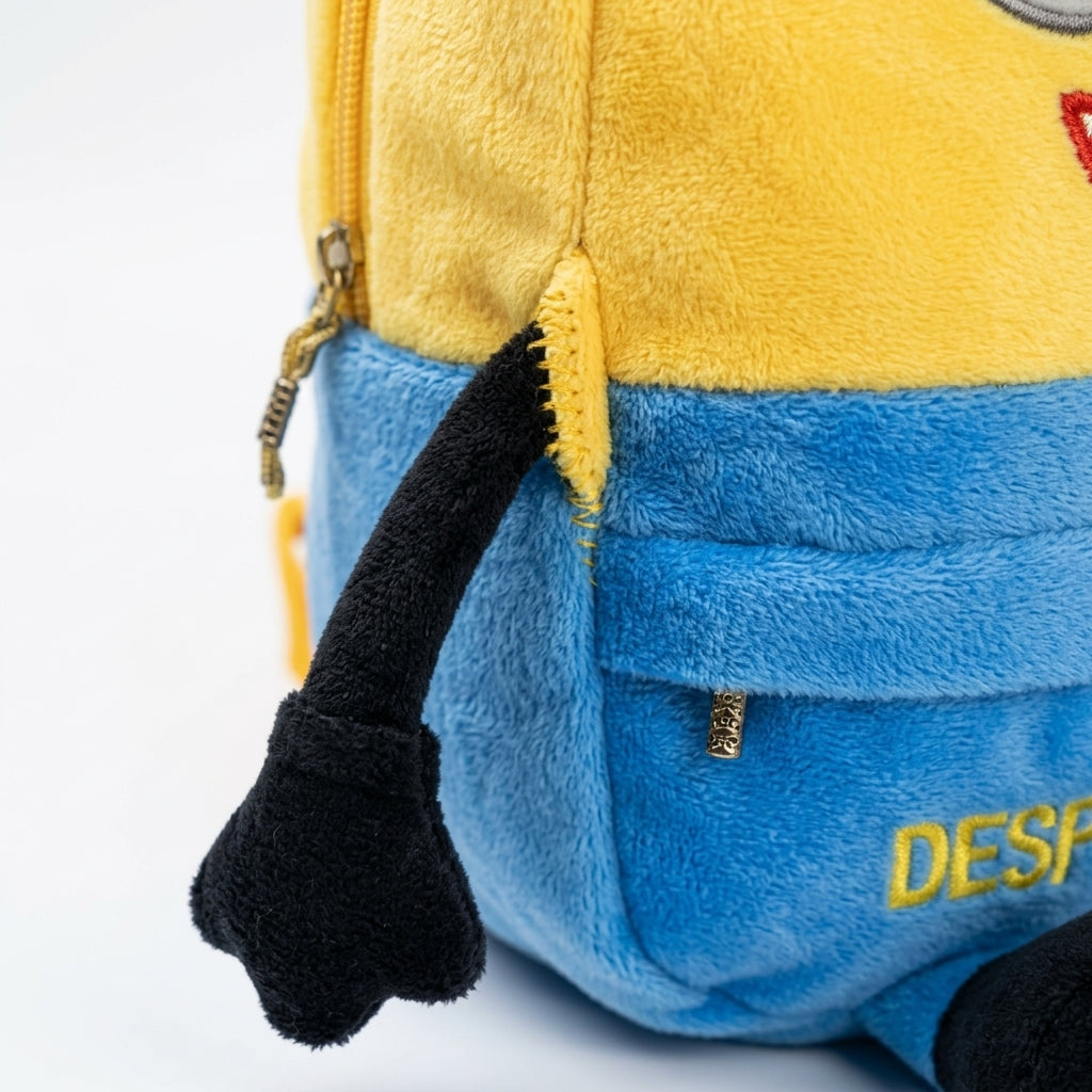 ULTIMATE MINIONS 2 IN 1 SOFT TOY & SHOULDER BAG YELLOW AND SKY BLUE EDITION