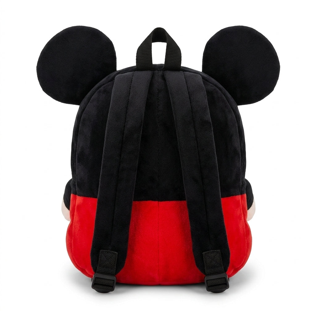 ULTIMATE MICKEY MOUSE 2 IN 1 SOFT TOY & SHOULDER BAG BLACK AND RED EDITION