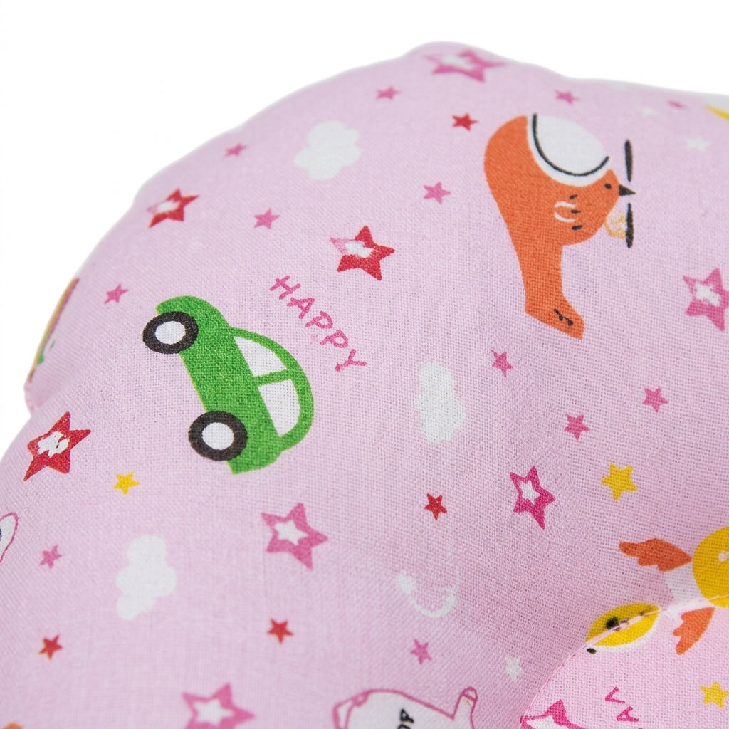 BABY HEAD SHAPER PILLOW CAR PINK