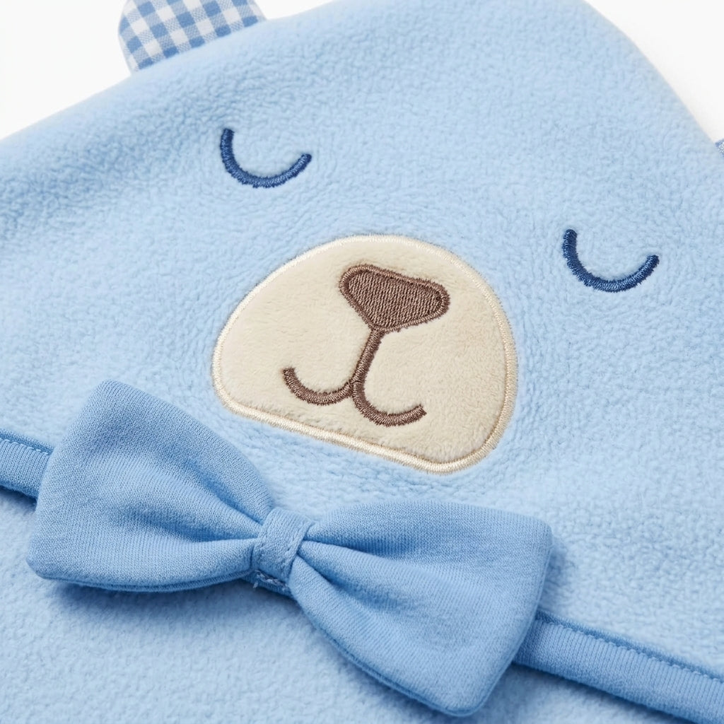 BABY WRAPPING SHEET BOO BEAR BLUE