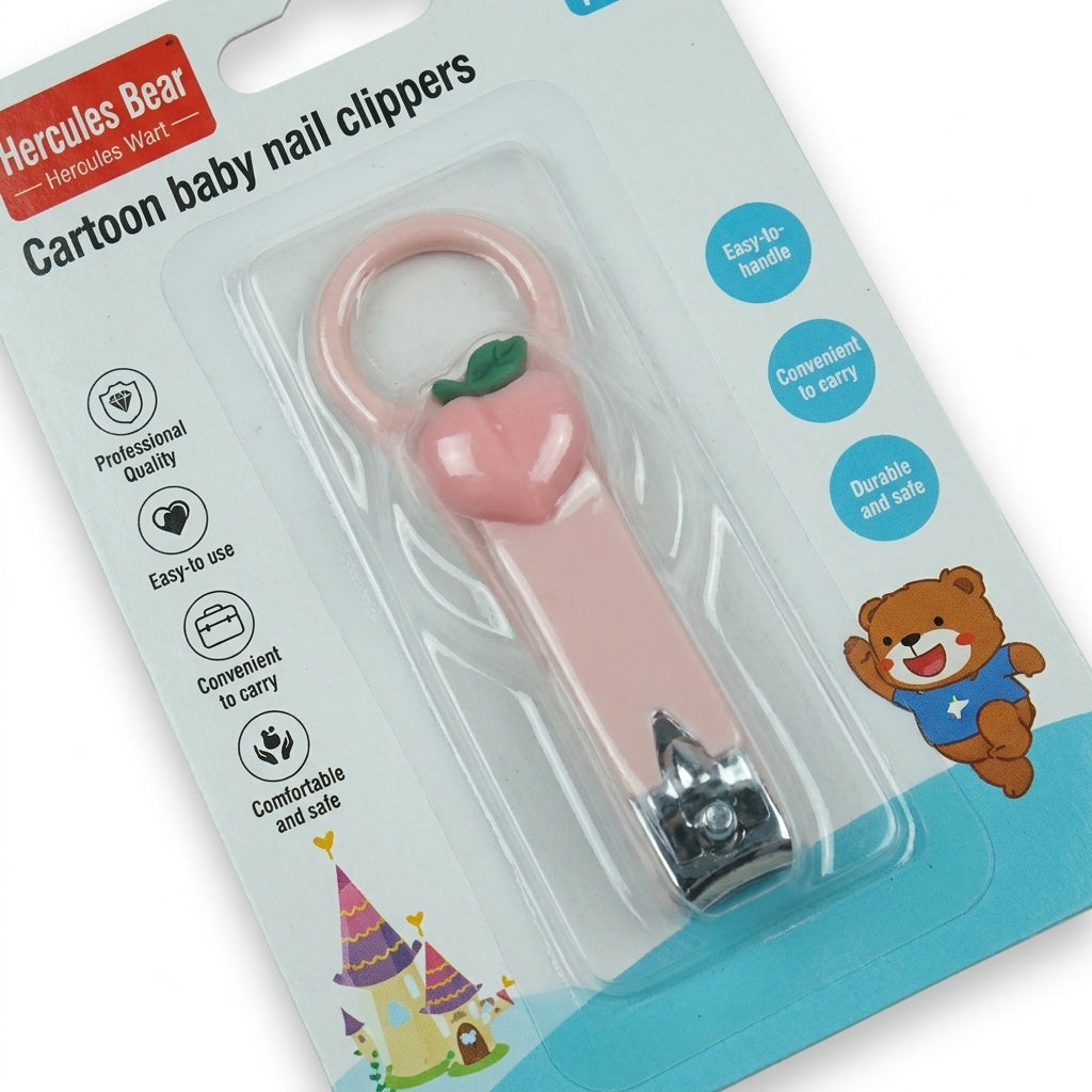 BABY NAIL CLIPPER APPLE BABY PINK