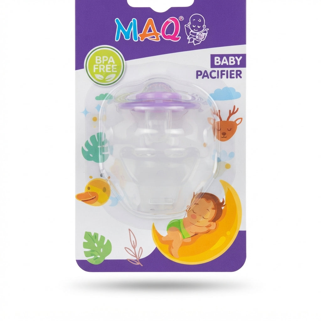 BABY PACIFIER SILICONE PURPLE