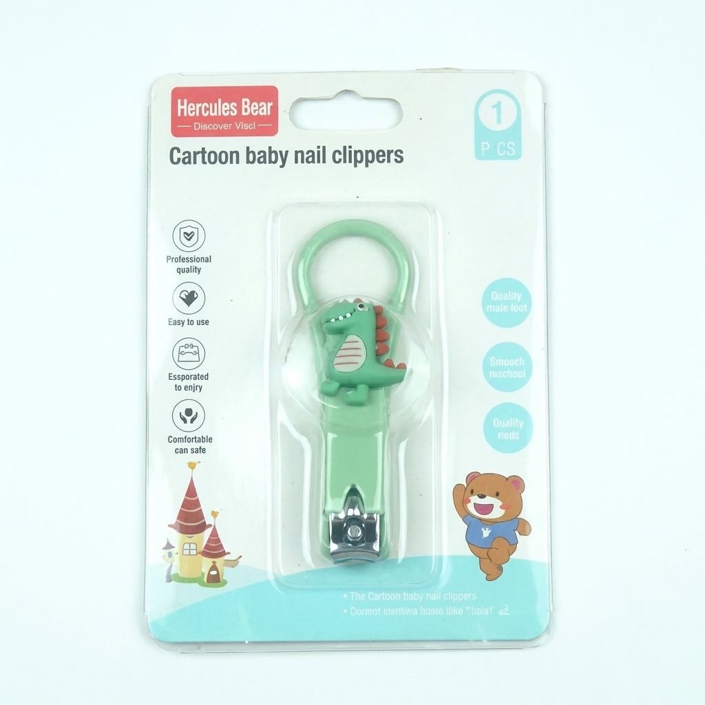 BABY NAIL CLIPPER DINOSAUR GREEN