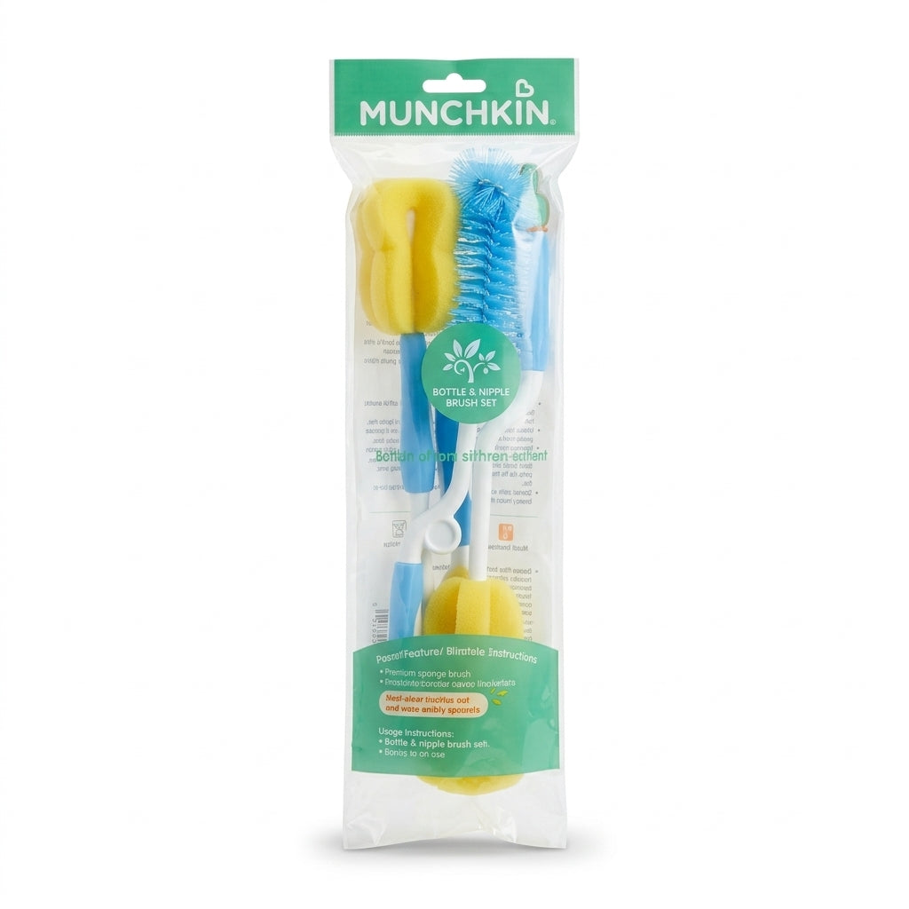 BABY BRUSH SET 5PCS BLUE MINITREE
