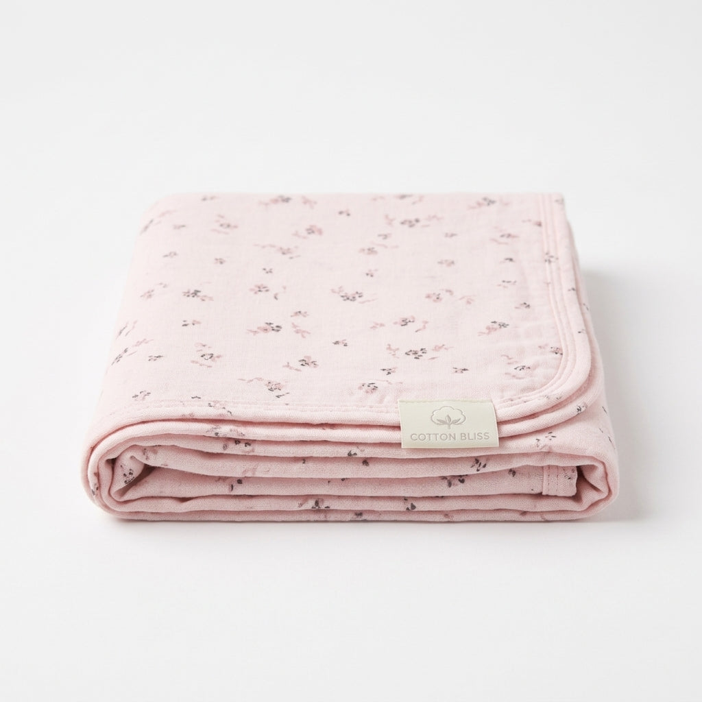 BABY ADJUSTABLE SWADDLE BOX BABY PINK KIDZO