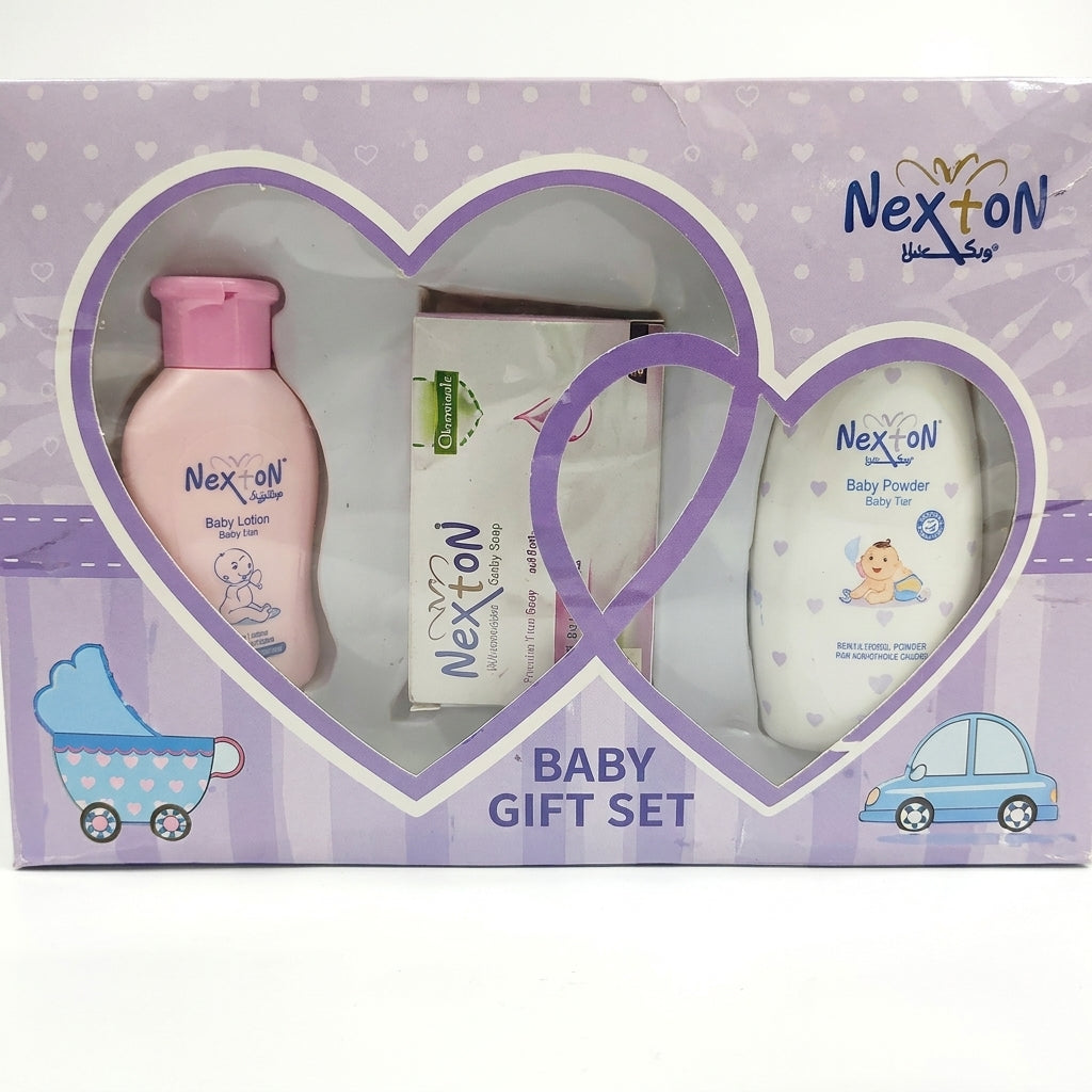 NEXTON BABY GIFT SET 3PCS BOX GREEN
