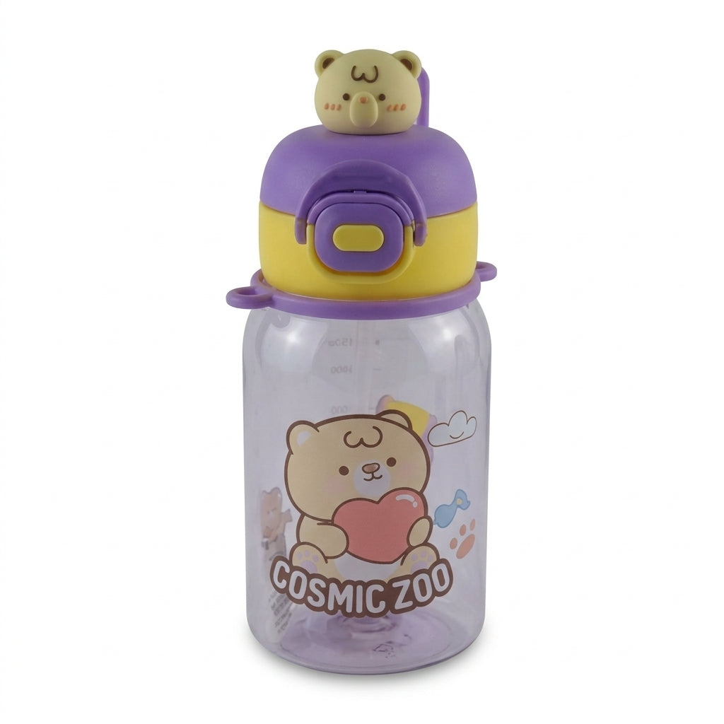 BABY STRAW SIPPER BEAR PURPLE