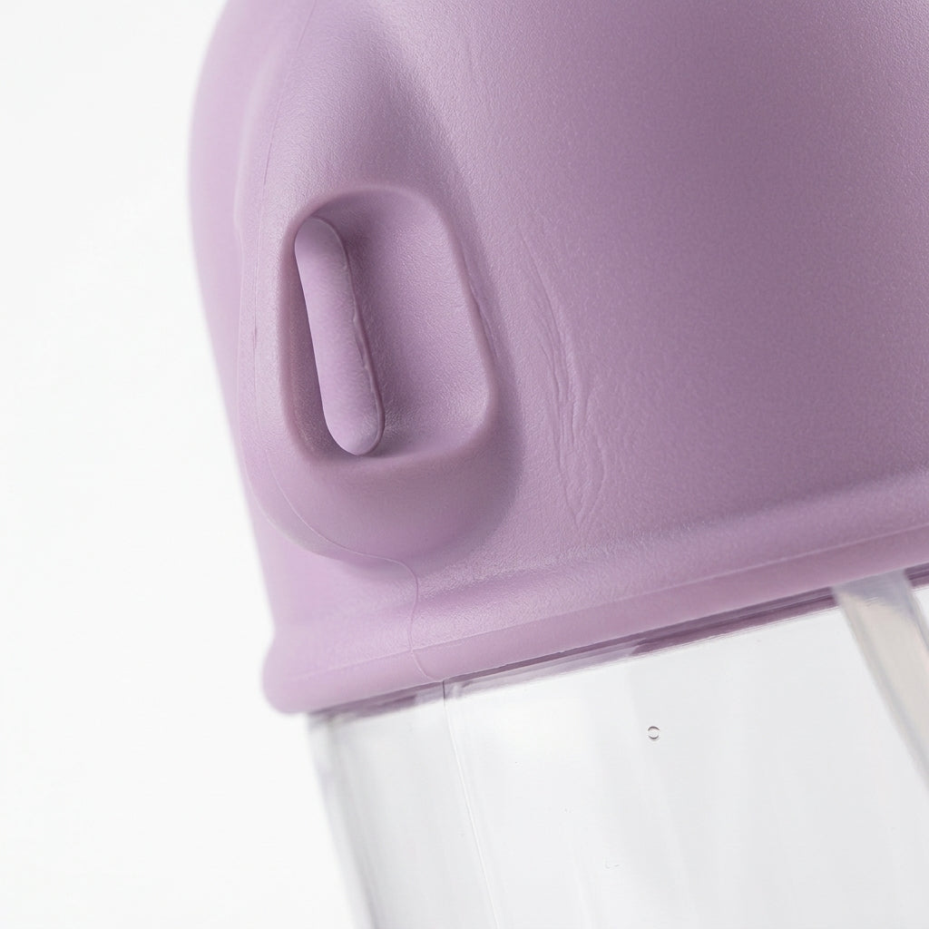 BABY STRAW SIPPER BEAR GLASSES PURPLE