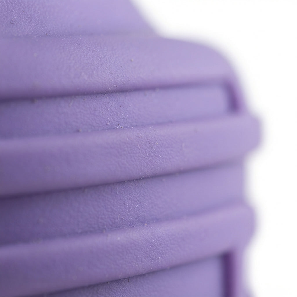 BABY GLASS FEEDER STAR CAP PURPLE YES