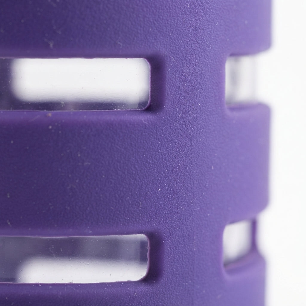 BABY GLASS FEEDER STAR CAP DARK PURPLE YES