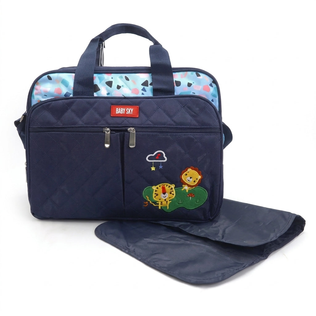 Baby China Culting Bag Navy Blue