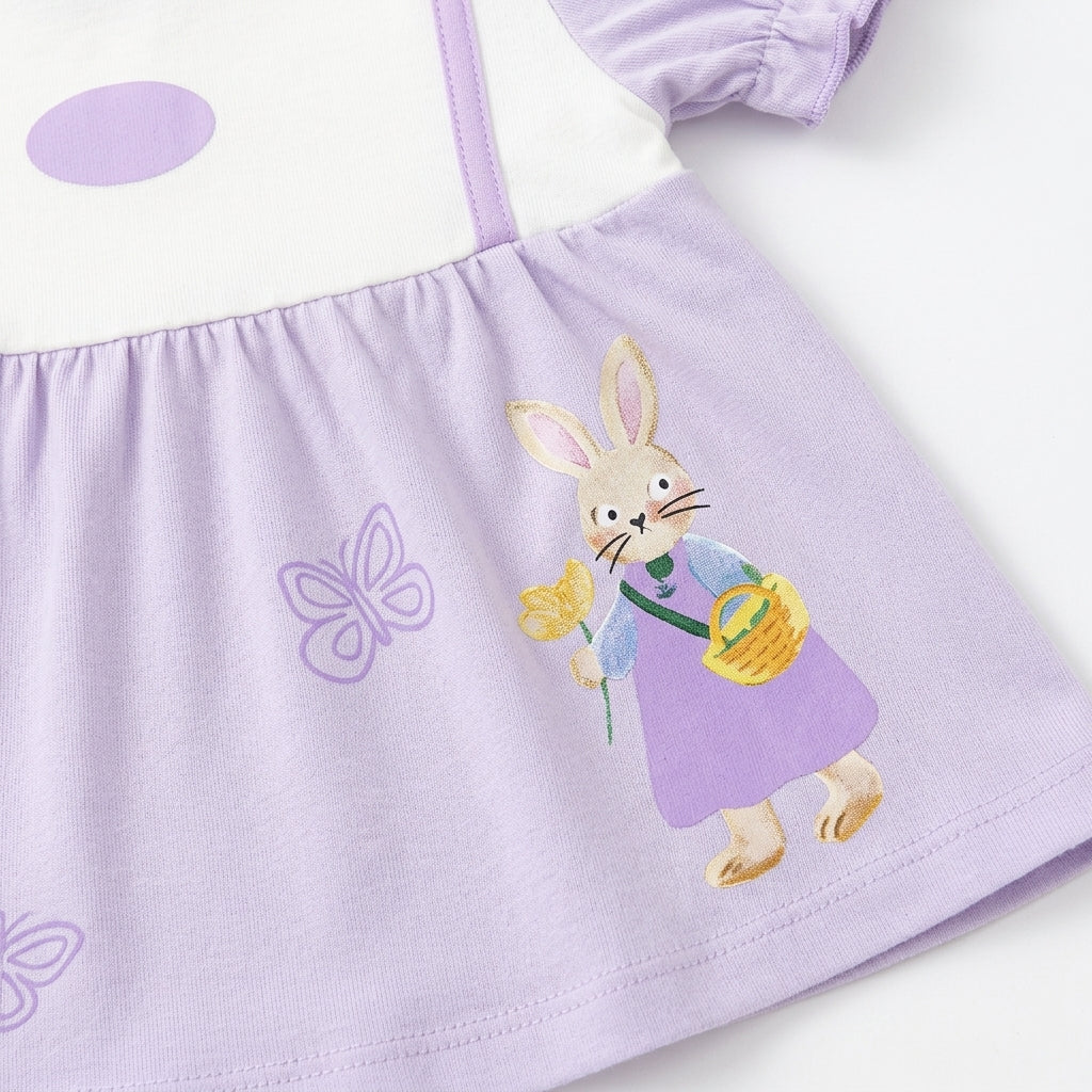 IMPORTED PREMIUM BABY GIRLS SOFT SUMMER FROCK STYLE TOP & BLOOMER SET