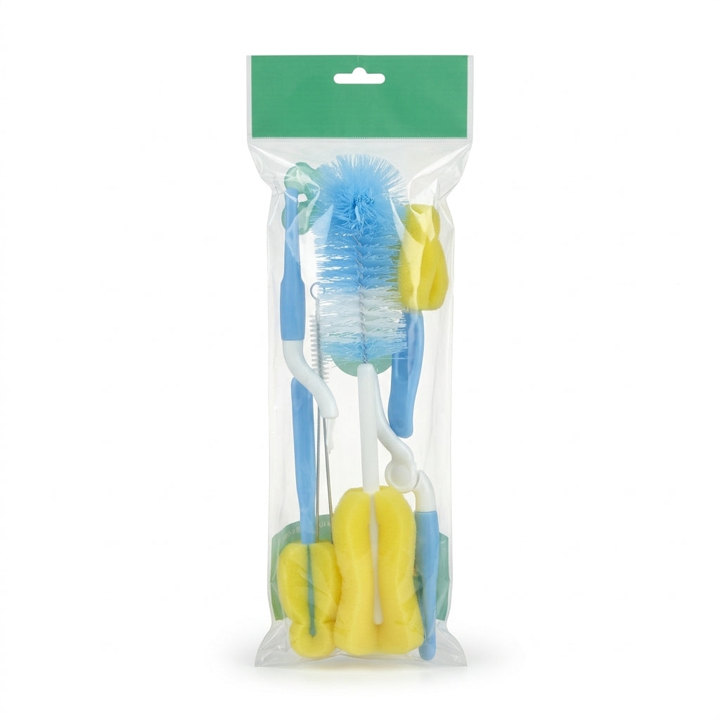 BABY BRUSH SET 5PCS BLUE MINITREE