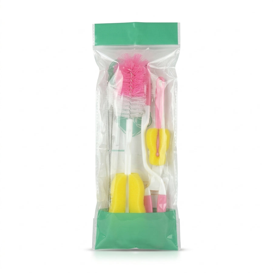 BABY BRUSH SET 5PCS PINK MINITREE