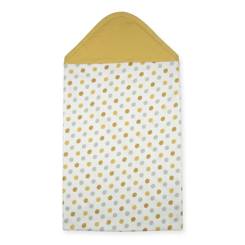 BABY WRAPPING SHEET LION DOTED BROWN