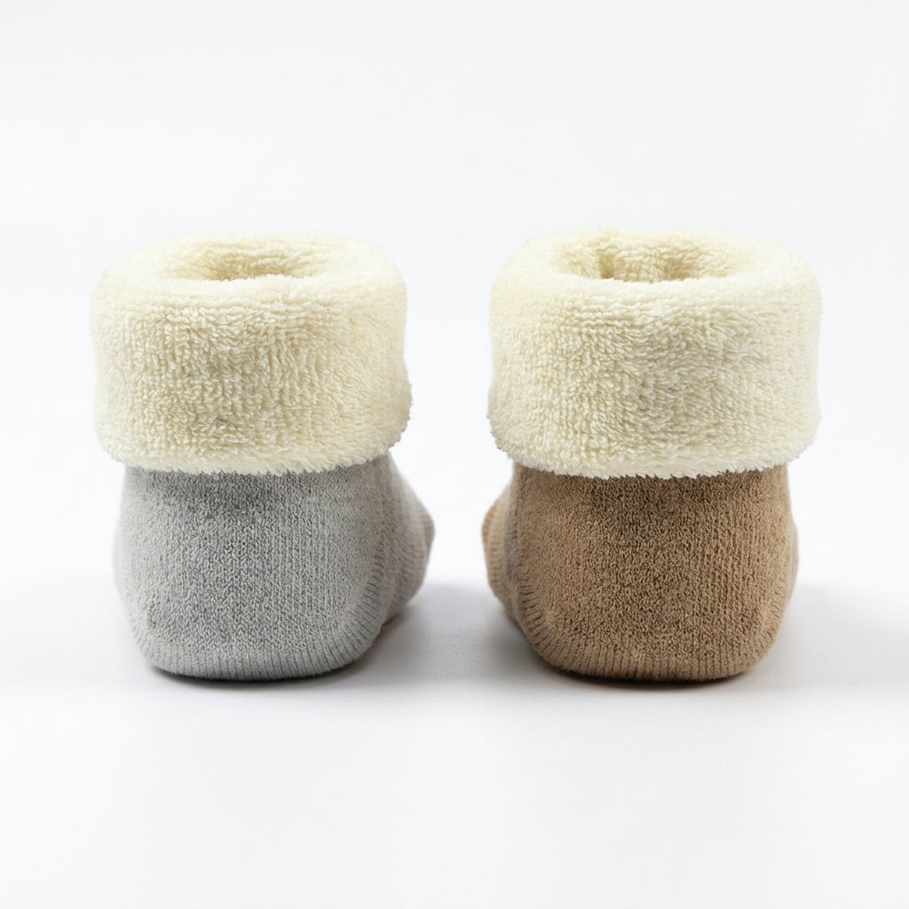 2 PACK TERRY COTTON SOCKS (1-2 YEARS)