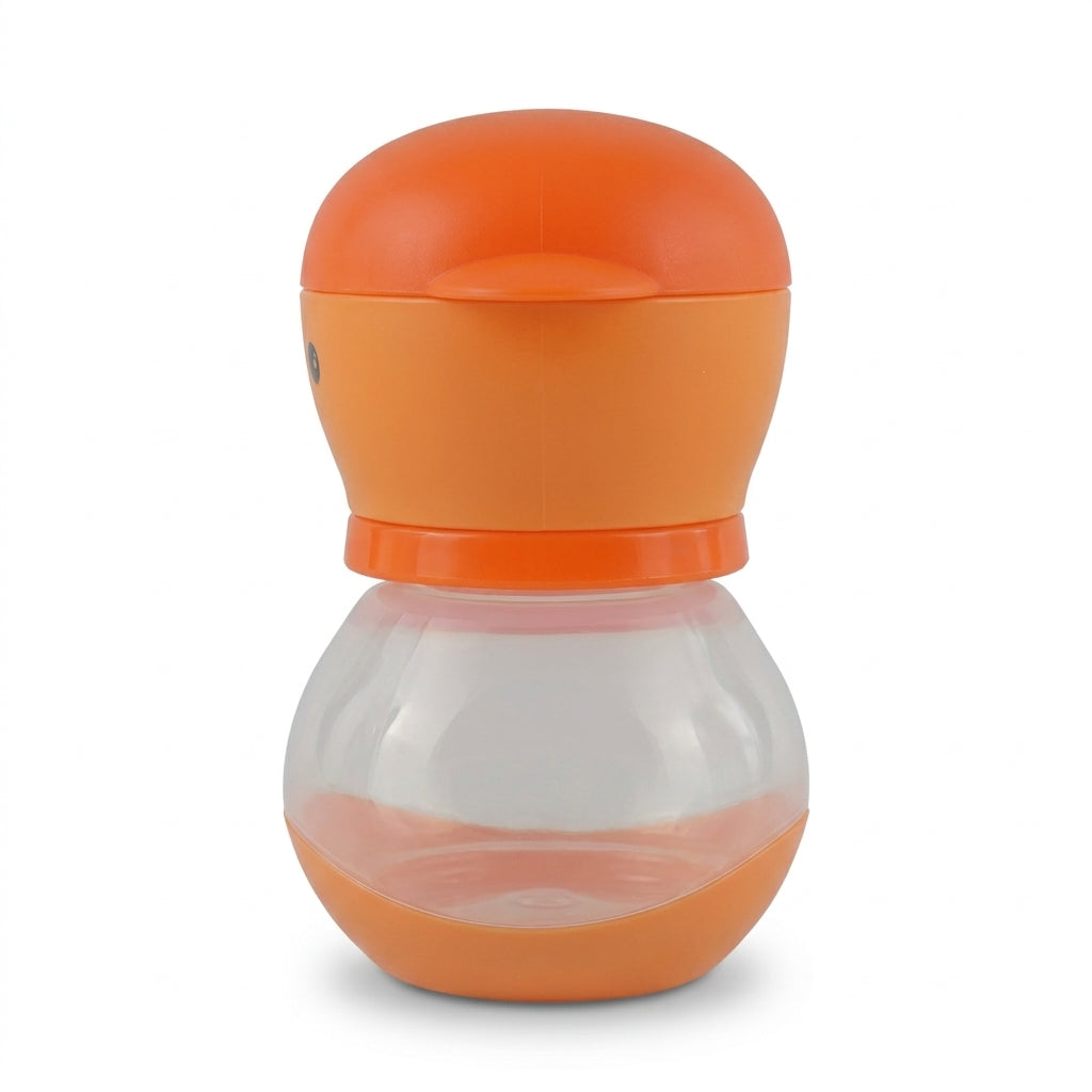 BABY FEEDING BOTTLE BEAR ORANGE BASEBALL CAP MAQ