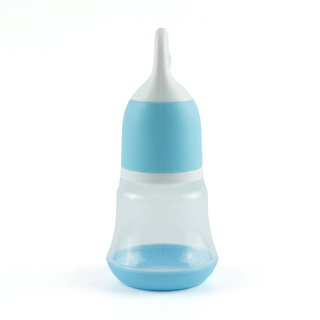 BABY FEEDING BOTTLE ELEPHANT SKY BLUE MAQ