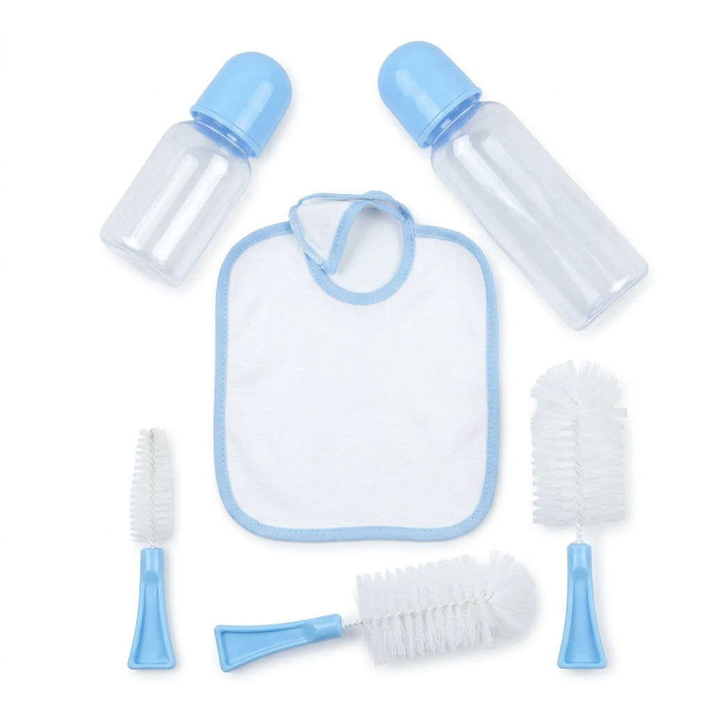 ALGO BABY FEEDER SET 5PCS BLUE