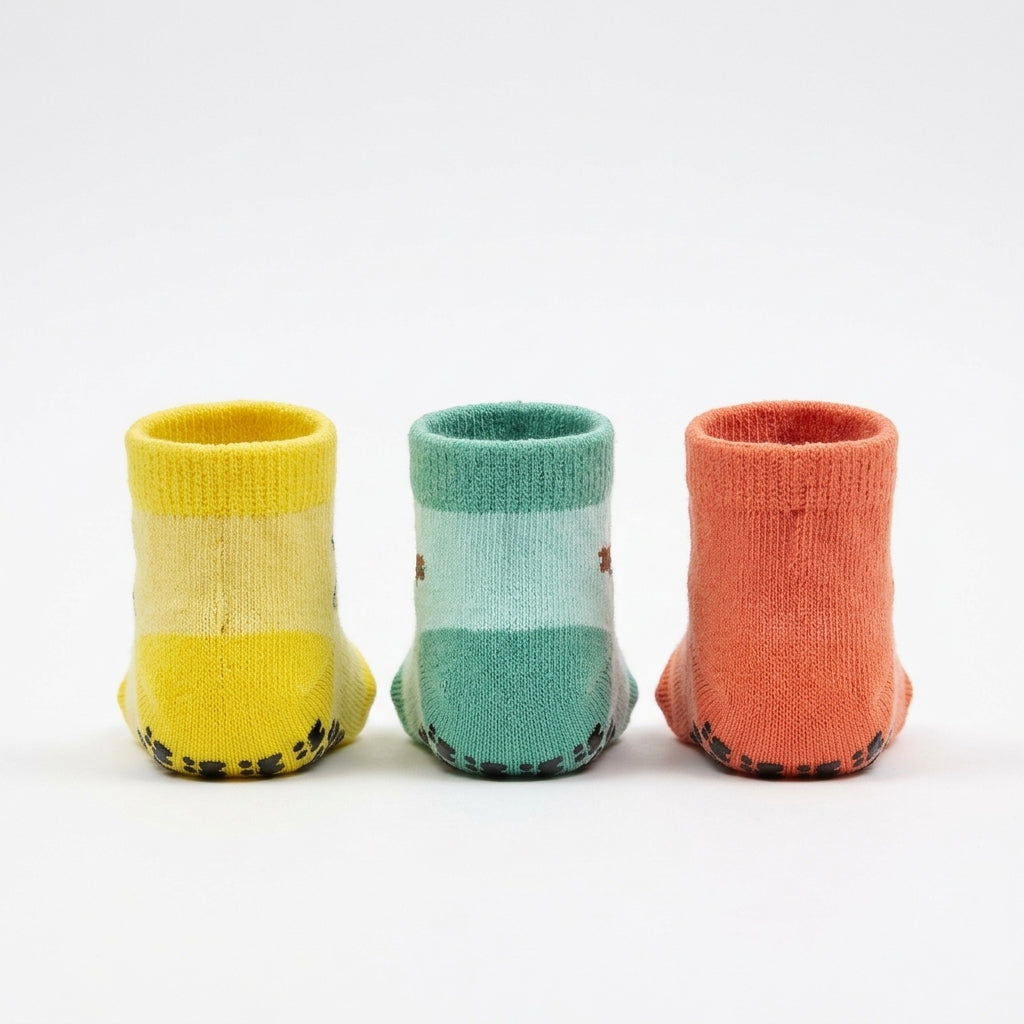 BABY SOCKS FANCY 3PCS PACK TRUCK PRINT CHUBESTER`S
