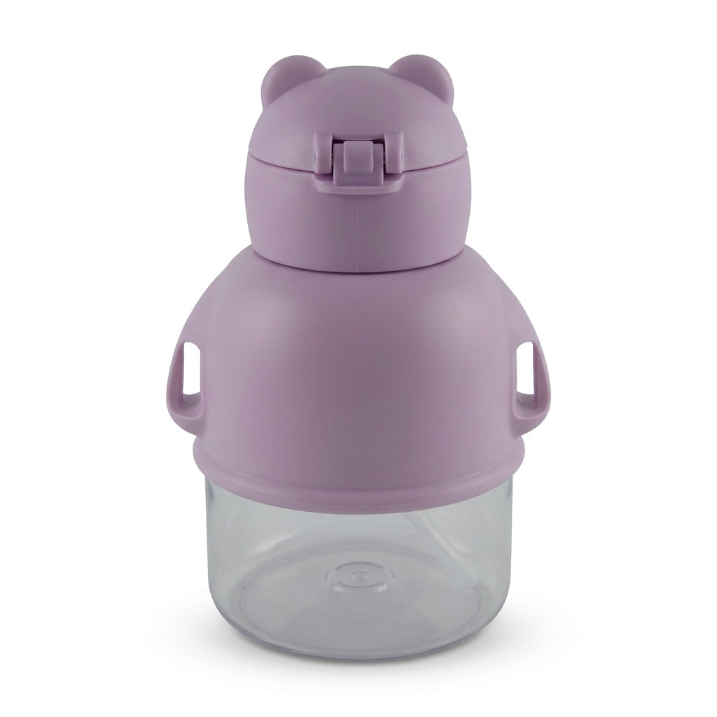 BABY STRAW SIPPER BEAR GLASSES PURPLE