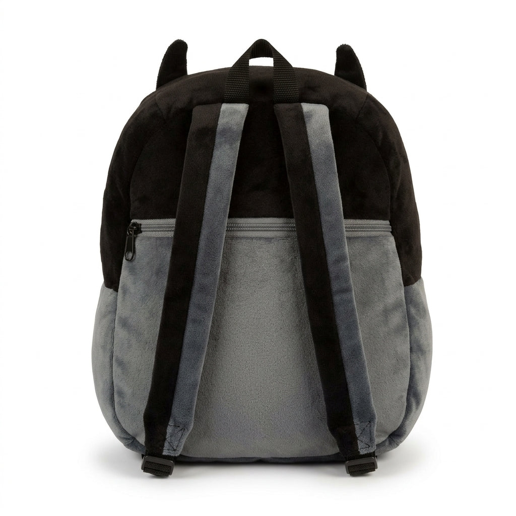 ULTIMATE BATMAN 2 IN 1 SOFT TOY & SHOULDER BAG BLACK AND GREY EDITION