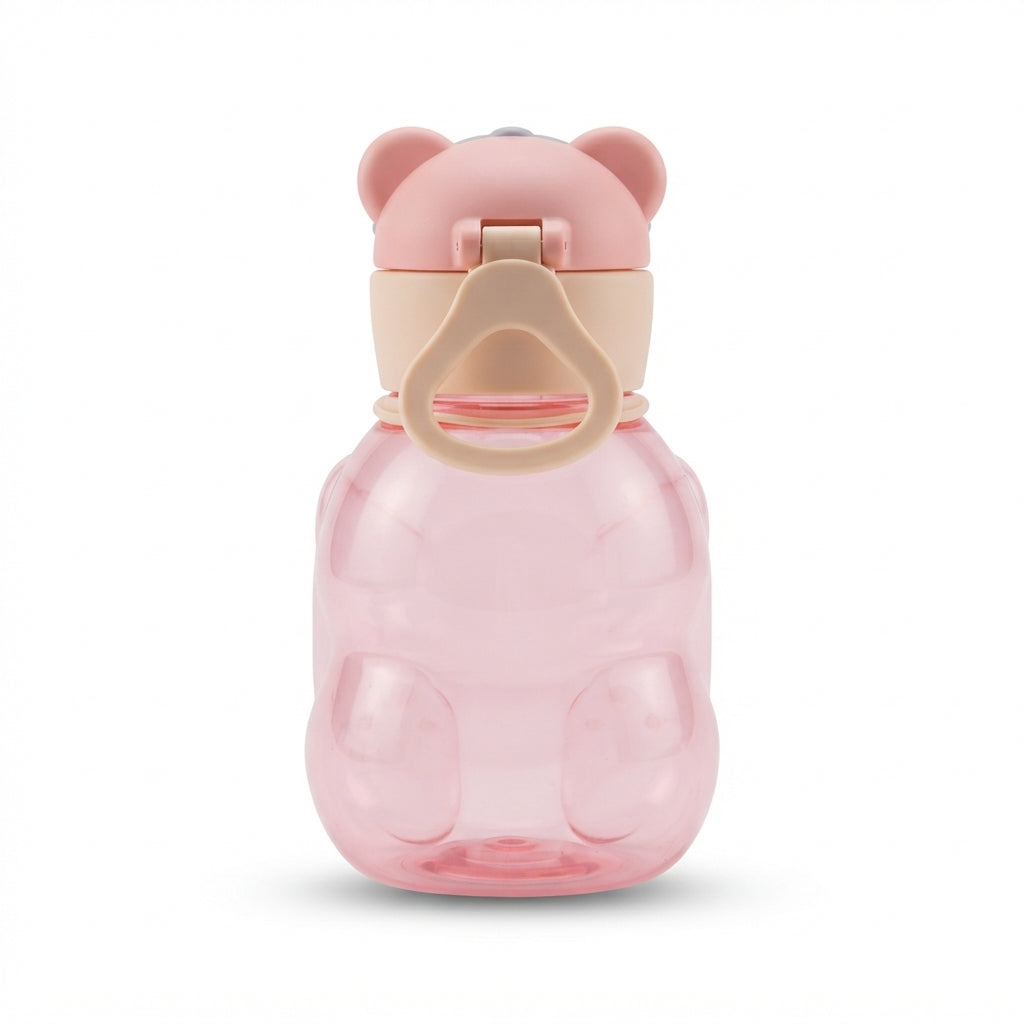 BABY STRAW SIPPER NAUGHTY BEAR PINK