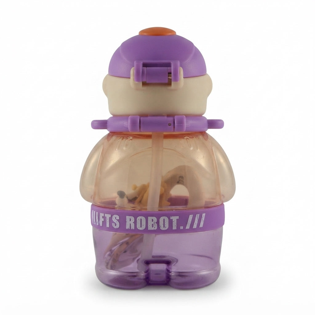BABY STRAW SIPPER ROBOT PURPLE