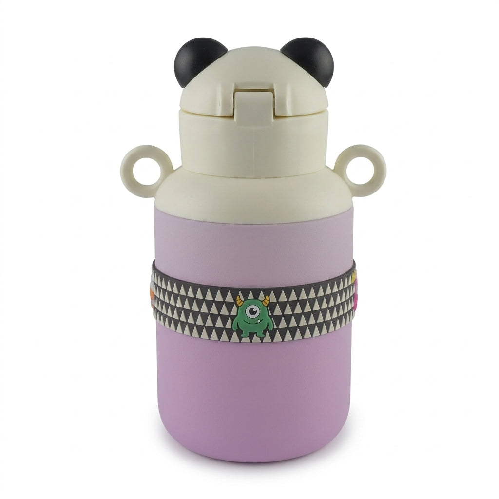 BABY STRAW SIPPER BEAR CAP PINK