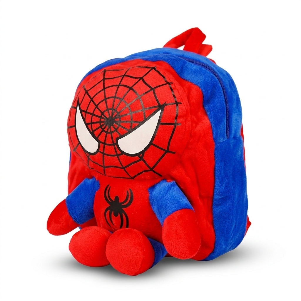 ULTIMATE MARVEL SPIDER MAN 2 IN 1 SOFT TOY & SHOULDER BAG RED AND BLUE EDITION