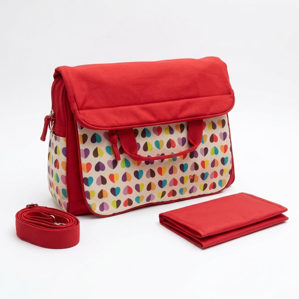 Baby Bag Kingdom Printed Red