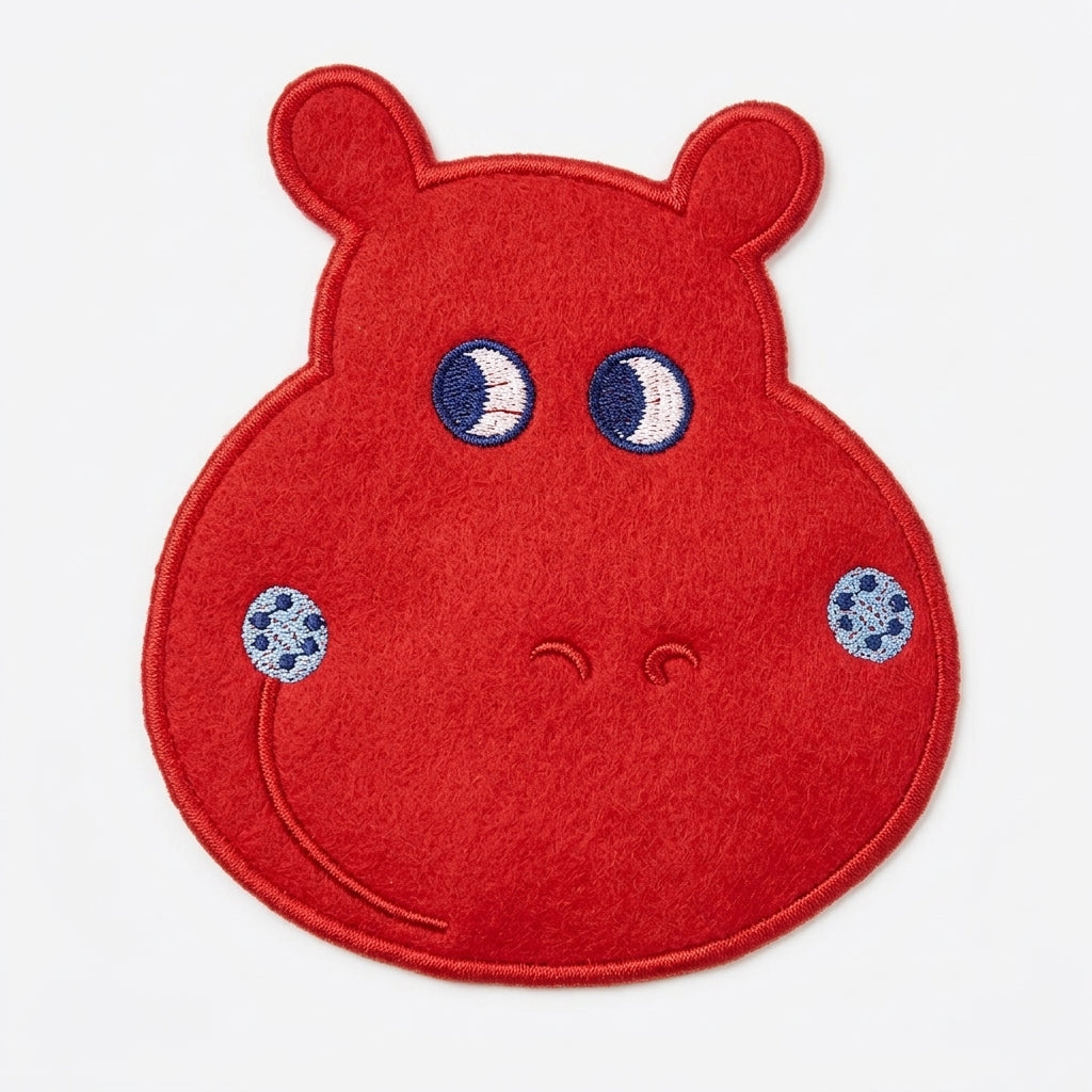 Baby Wrapping Sheet - Hippo, White | Montaly