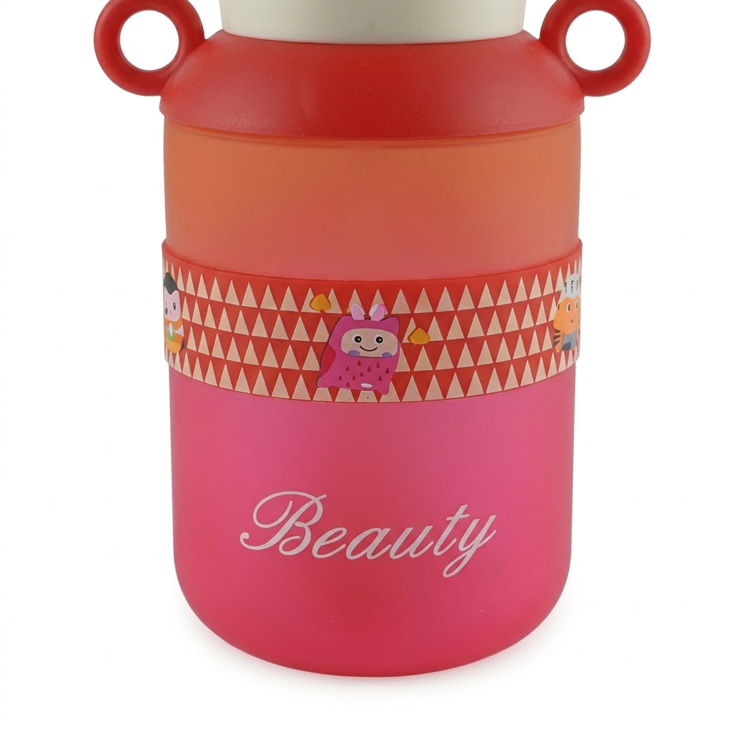 BABY STRAW SIPPER BEAR CAP RED