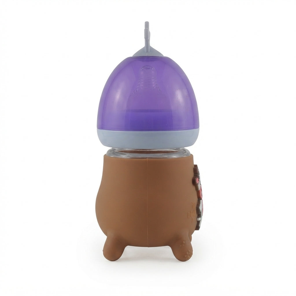 BABY GLASS FEEDER COVER BROWN